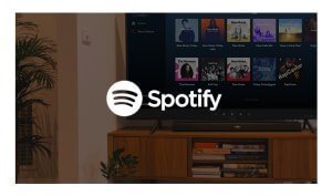 play spotify music on tv