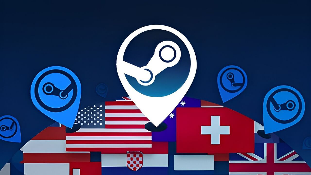 تغییر ریجن استیم