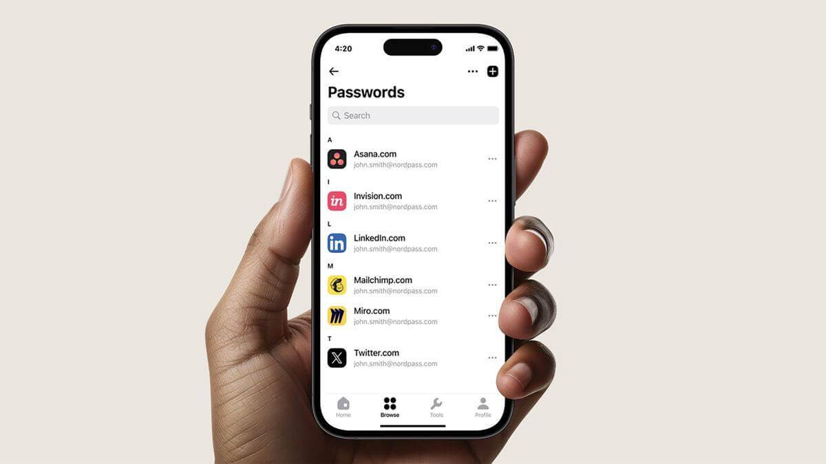 مدیریت رمز عبور